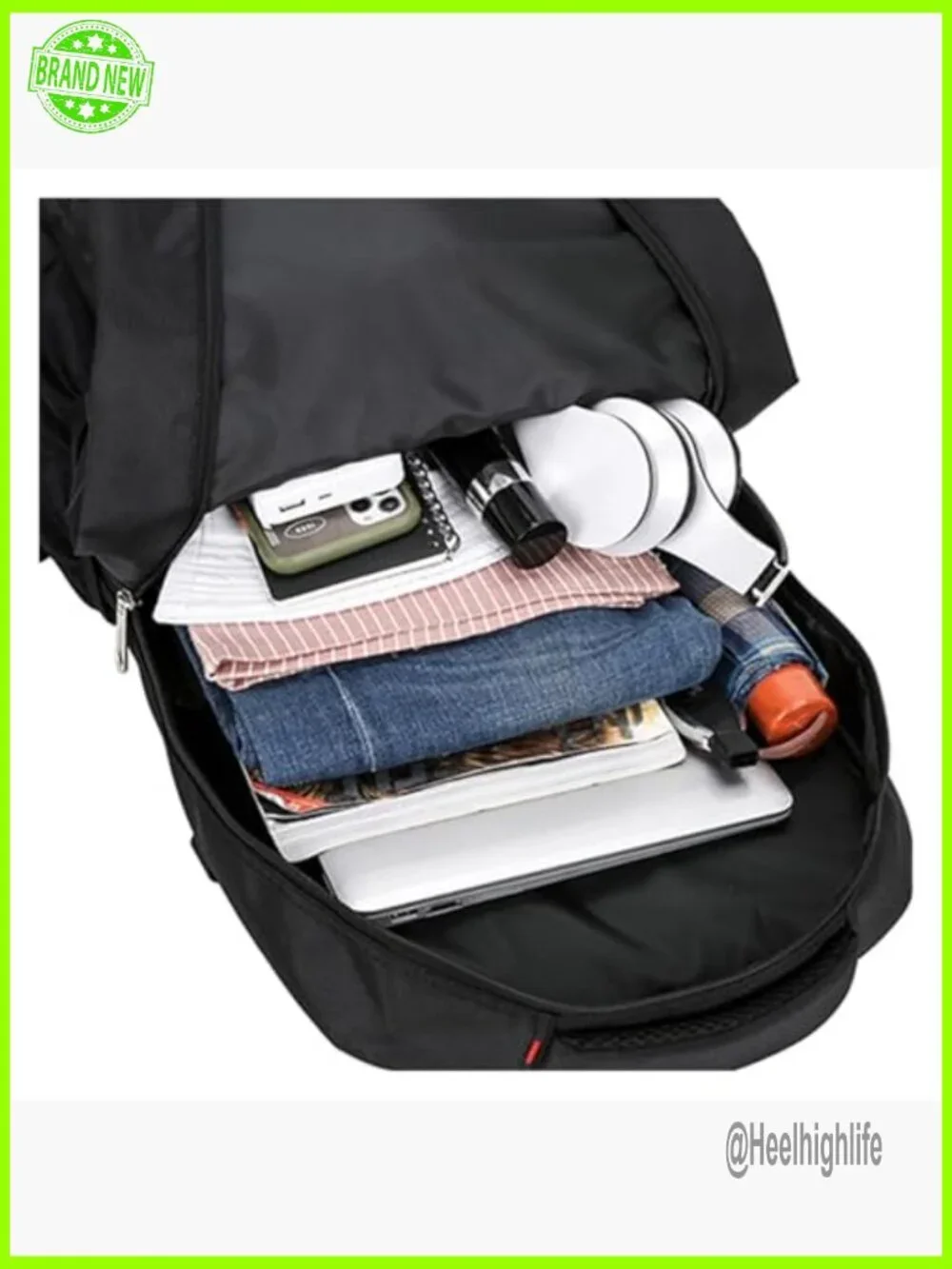 90L Large Capacity Nylon Travel Backpack for Outdoor Hiking Camping
